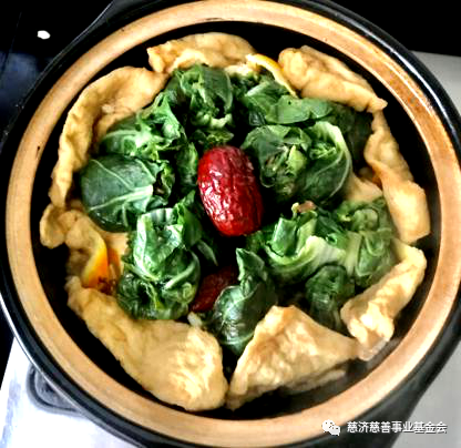 【每日蔬食】錦囊豆腐煲