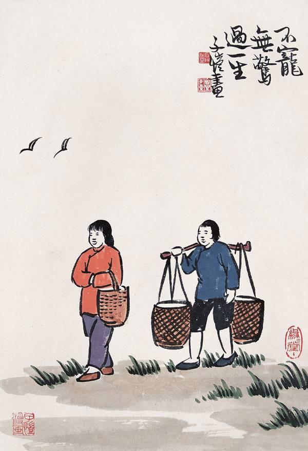 豐子愷最動人50幅畫、50句話，平凡生活，詩意境界