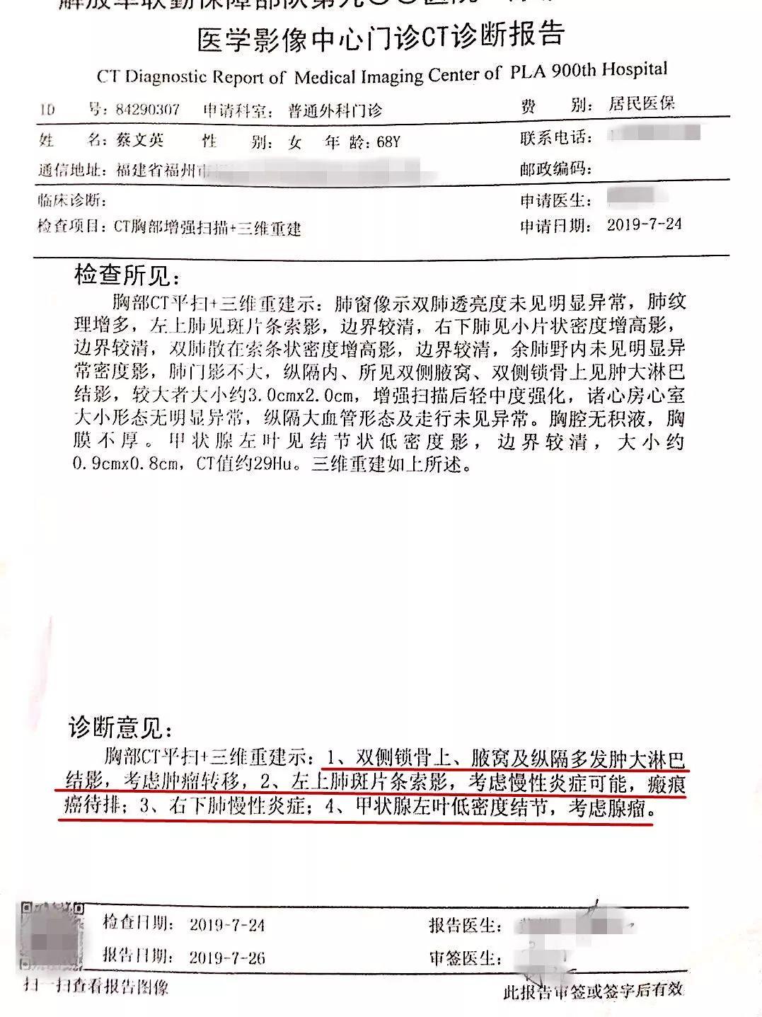 原始點調理肺癌案例