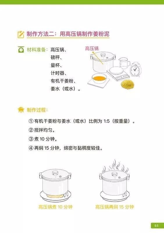 用微波爐制作姜粉泥示范