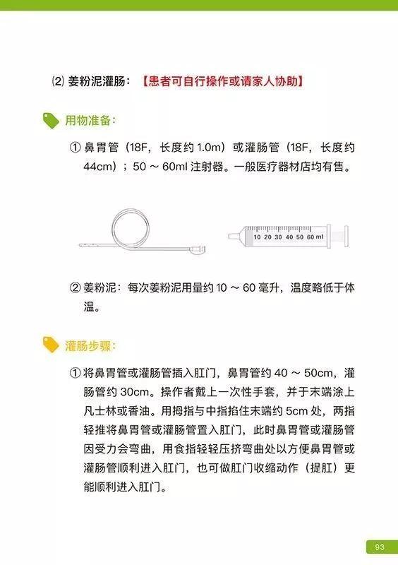 姜粉泥灌腸步驟-更新版（2020年1月）