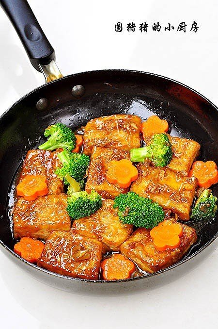 姜汁鐵板豆腐的做法